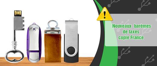 Les nouveaux barèmes de la taxe copie privée