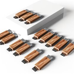 Clé USB en Bois Publicitaire Personnalisée Clé USB en bois