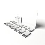 Clé USB carte de crédit publicitaire personnalisée avec logo pour entreprise et communication