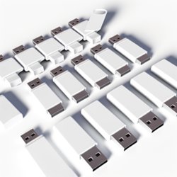 Clé USB en Plastique Publicitaire Personnalisée Clé USB en plastique