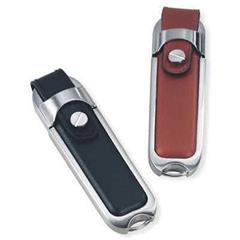 Clé USB en cuir avec boucle Atlanta