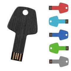 Clé USB métallique en forme de clef Leniap
