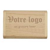 Boite en bois avec gravure laser logo Boite en bois avec gravure laser logo