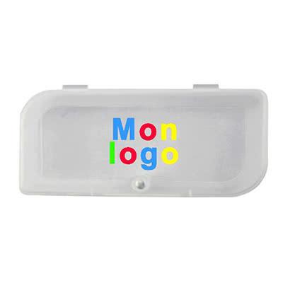 Boite plastique aimantée impression logo