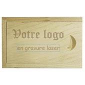 Boite en bois fermeture coulissante gravure laser Boite en bois fermeture coulissante gravure laser